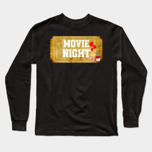 movie night Long Sleeve T-Shirt